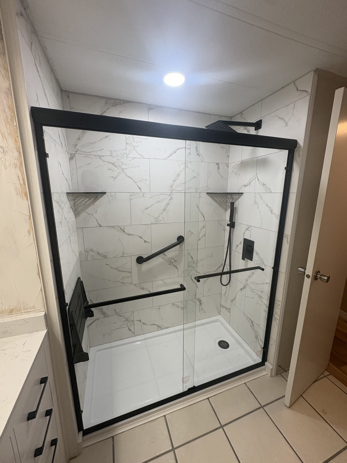 Finished Bathroom Remodeling Work for Fort Myers bathroom remodeling project