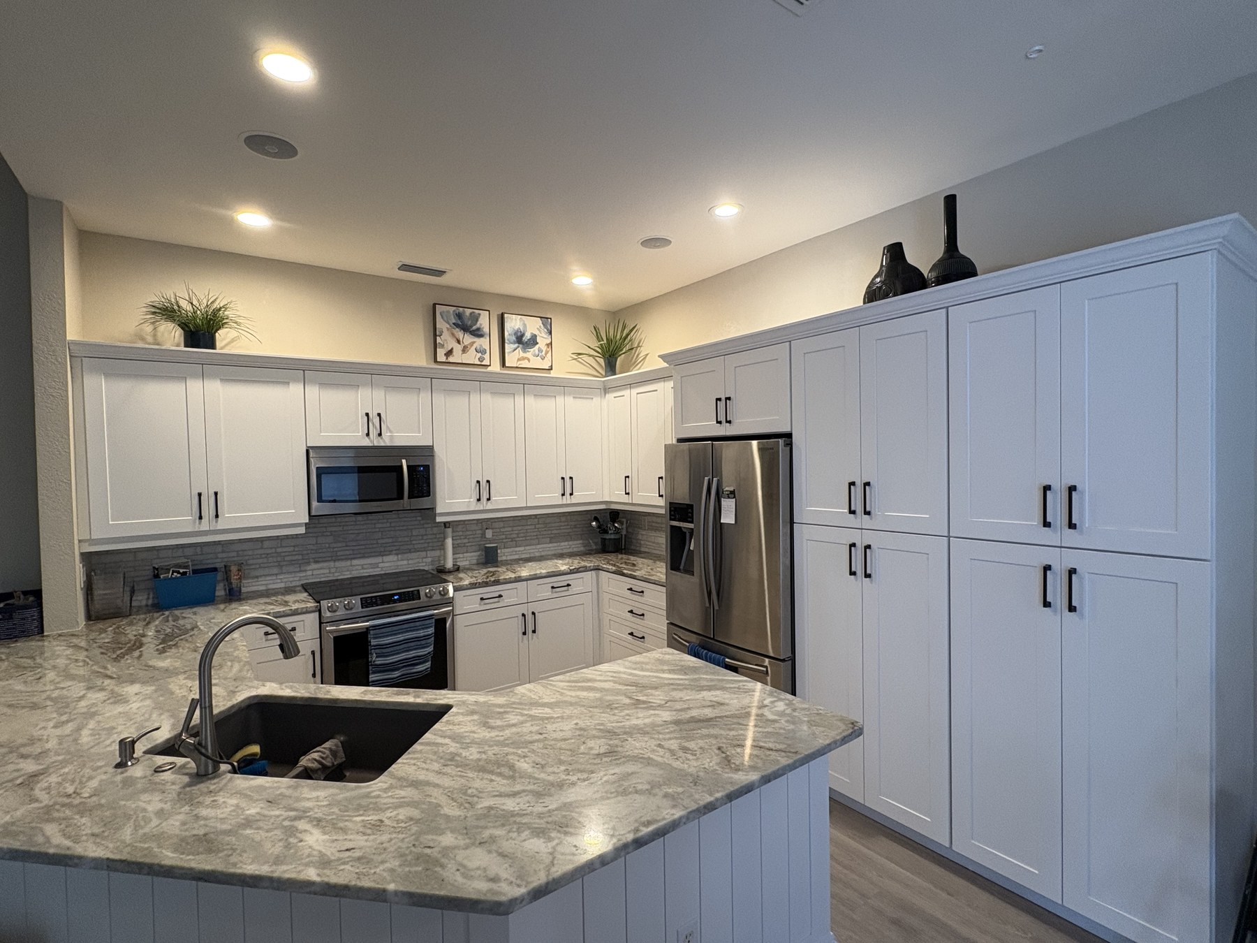 Kitchen countertop and cabinet area for Estero and Bonita Springs home repair and maintenance