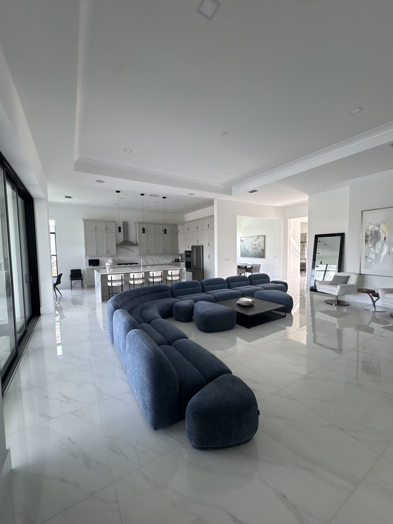 Interior flooring and living area for Fort Myers handyman and home repair services