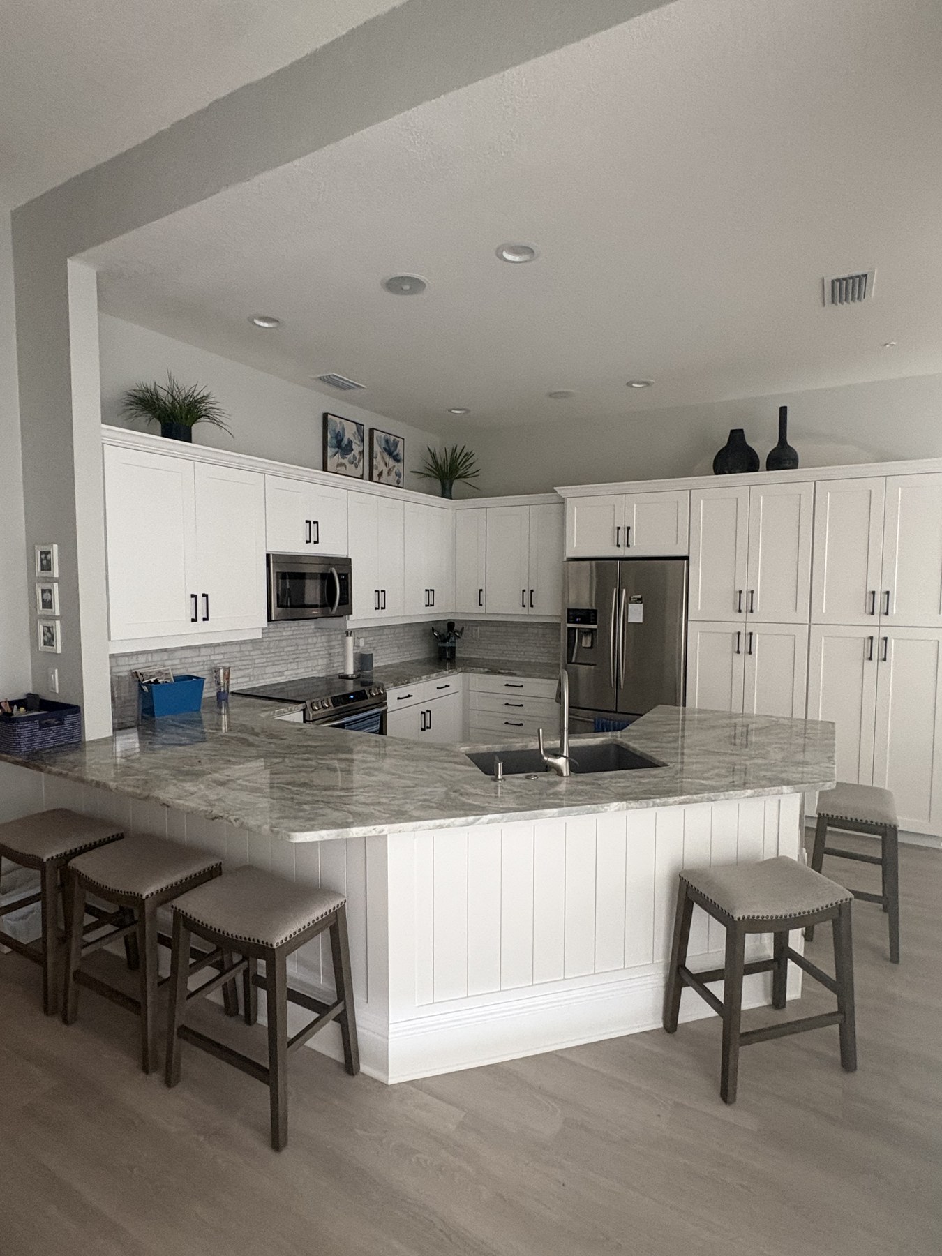 Kitchen and countertop update for Naples handyman and home repair project