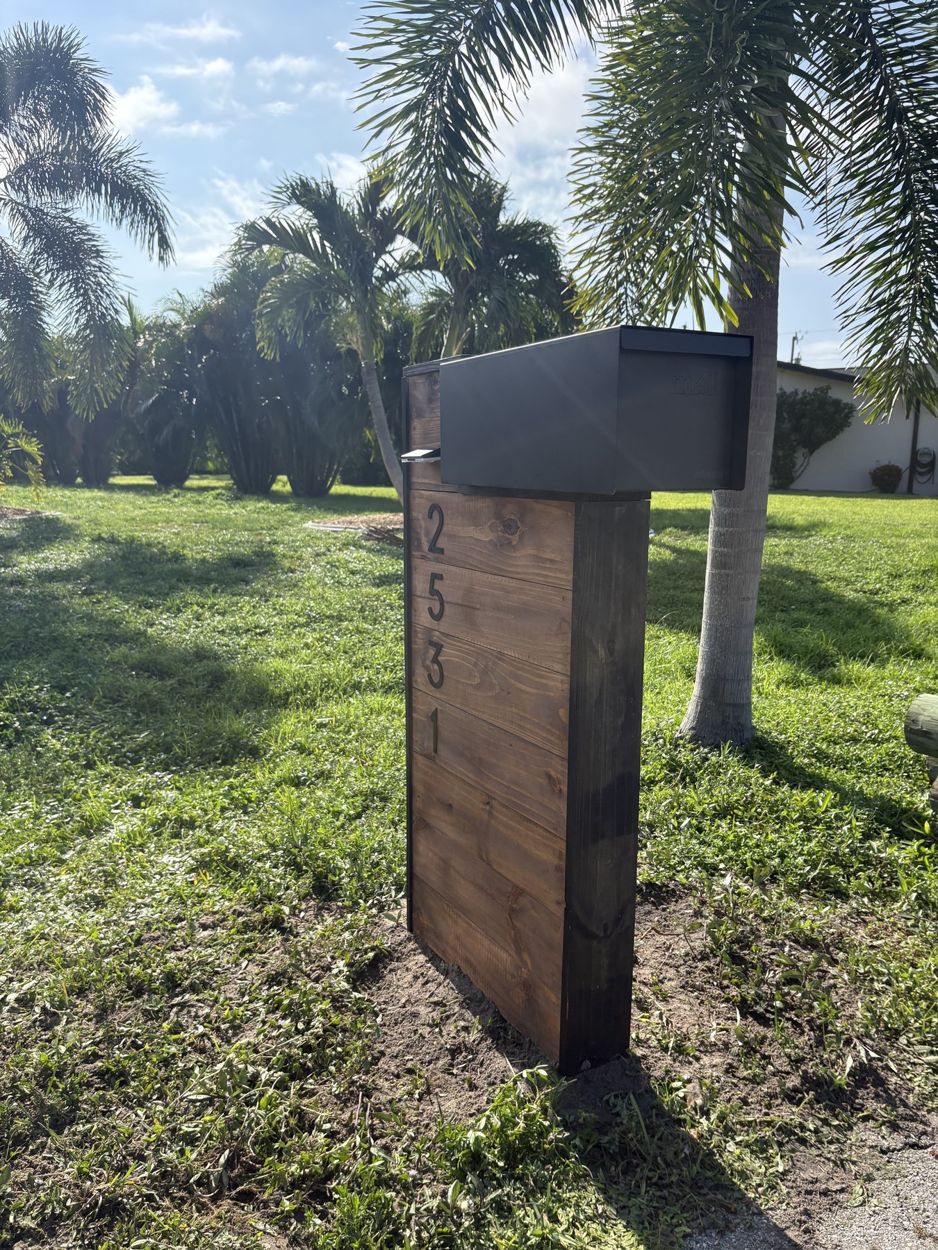 Mailbox exterior maintenance detail for Naples handyman property repair service